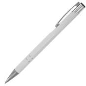 biały - Długopis metalowy Cosmo Slim