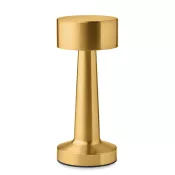 Lampka stołowa LED metalowa 1200 mAh HIERLUZ Matowy Zloty