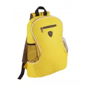 żółty - Plecak reklamowy z poliestru 360g/m² Humus