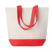 Torba płócienna z kieszenią 280 g/m² KLEUREN BAG Czerwony