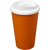 Biały-Pomarańczowy - Kubek termiczny z serii Americano® o pojemności 350 ml