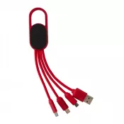 czerwony - Kabel do ładowania