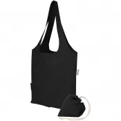 Madras Blend - torba na zakupy, wykonana z recyklingowanej baweły o gramaturze 140 g/m² posiadającej certyfikat GRS, składana