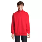 Bluza ze stójką i zamkiem 1/4 Sol's CONRAD Bright Rojo
