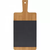 Deska kuchenna bambusowa z łupkiem GEMMA