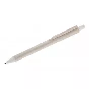 beżowy - Długopis ze słomy pszennej REVI