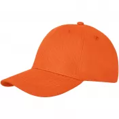 Pomarańczowy - 6-panelowa czapka Davis