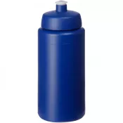 Niebieski - Bidon Baseline® Plus o pojemności 500 ml ze sportowym wieczkiem i uchwytem