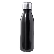 czarny - Butelka metalowa Raican 550 ml