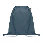 Torba z bawełny organicznej 140 g/m² YUKI COLOUR Niebieski