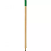 Zielony - Ołówek z kolorową końcówką