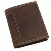 brązowy - Skórzany portfel WILD THING