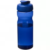 Niebieski - Bidon H2O Eco o pojemności 650 ml z wieczkiem zaciskowym