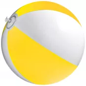żółty - Dmuchana piłka plażowa średnica 26 cm