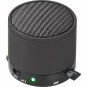 czarny - Głośnik bluetooth RENATA