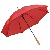 czerwony - Parasol automatyczny ø100 cm