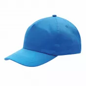 niebieski - 5-segmentowa czapka FAVOURITE