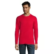 Koszulka męska z długim rękawem 150 g/m² Sol's MONARCH Czerwony