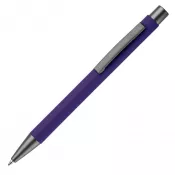 purpurowy - Długopis metalowy New York