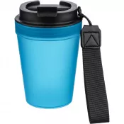 błękitny - Kubek podróżny 350 ml