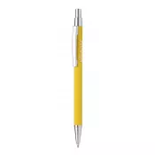 żółty - Długopis metalowy z lustrzanym grawerem Chromy