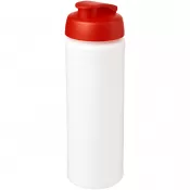 Biały-Czerwony - Bidon Baseline® Plus o pojemności 750 ml z wieczkiem zaciskowym i uchwytem