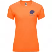 Fluor Orange - Damska koszulka techniczna 135 g/m² ROLY BAHRAIN WOMAN 0408