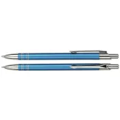 niebieski - Długopis metalowy Bond