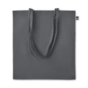 Torba z bawełny organicznej 140 g/m² ZIMDE COLOUR Kamienny Szary