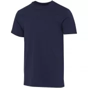 Granatowy - Azurite organiczna koszulka unisex o gramaturze 160 g/m² z krótkim rękawem i certyfikatem OCS
