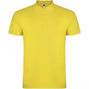 Żółty - Dziecięca koszulka polo bawełniana 200 g/m² ROLY STAR