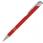 czerwony - Długopis metalowy Cosmo Slim