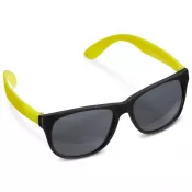 czarno / żółty - Okulary słoneczne Neon UV400