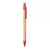 czerwony - Roak długopis  bambusowy
