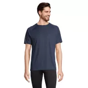 Koszulka sportowa unisex z recyklingu Sol's VORTEX French Navy