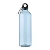 Butelka z RPET z karabińczykiem 750 ml MOSS RE750 Przezroczysty Blekitny