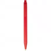 Czerwony - Chartik monochromatyczny długopis z papieru z recyklingu z matowym wykończeniem