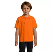 Polo dziecięce piqué 170 g/m² Sol's SUMMER II KIDS Pomaranczowy