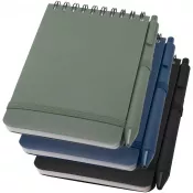 Notatnik A6 w okładce z plastku wyłowionego z oceanów i długopisem Thalaasa