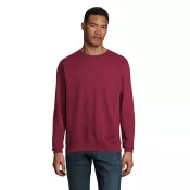 Bluza unisex bez kaptura 280 g/m² Sol's COLUMBIA Burgundy