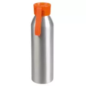 pomarańczowy - Aluminiowa butelka COLOURED 650 ml
