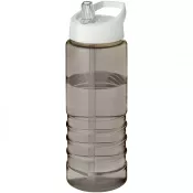 Biały-Ciemnografitowy - Bidon H2O Treble o pojemności 750 ml z wieczkiem z dzióbkiem