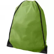 Limonka - Plecak na sznurkach poliestrowy Oriole Premium, 33 x 44 cm