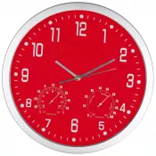 czerwony - Zegar ścienny CrisMa