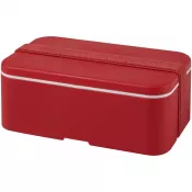 Czerwony-Czerwony - MIYO jednopoziomowe pudełko na lunch 