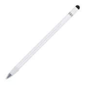 biały - Aluminiowy ołówek o długiej żywotności z gumką