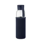 Butelka szklana z recyklingu 500 ml w etui EBOR Francuski Granat
