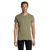 Koszulka męska dopasowana 150 g/m² Sol's REGENT FIT Melanż Khaki