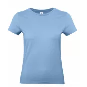 Sky Blue (410) - Damska koszulka reklamowa 185 g/m² B&C #E190 / WOMEN