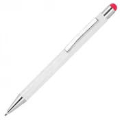 czerwony - Długopis z touch penem